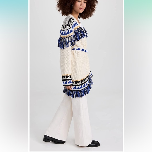 MOTHER new The Tassel is Worth the Hassle Fringe Cardigan - Picture 4 of 6